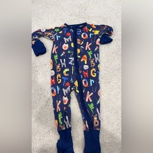 Little Sleepies Blue Alphabet Zippy